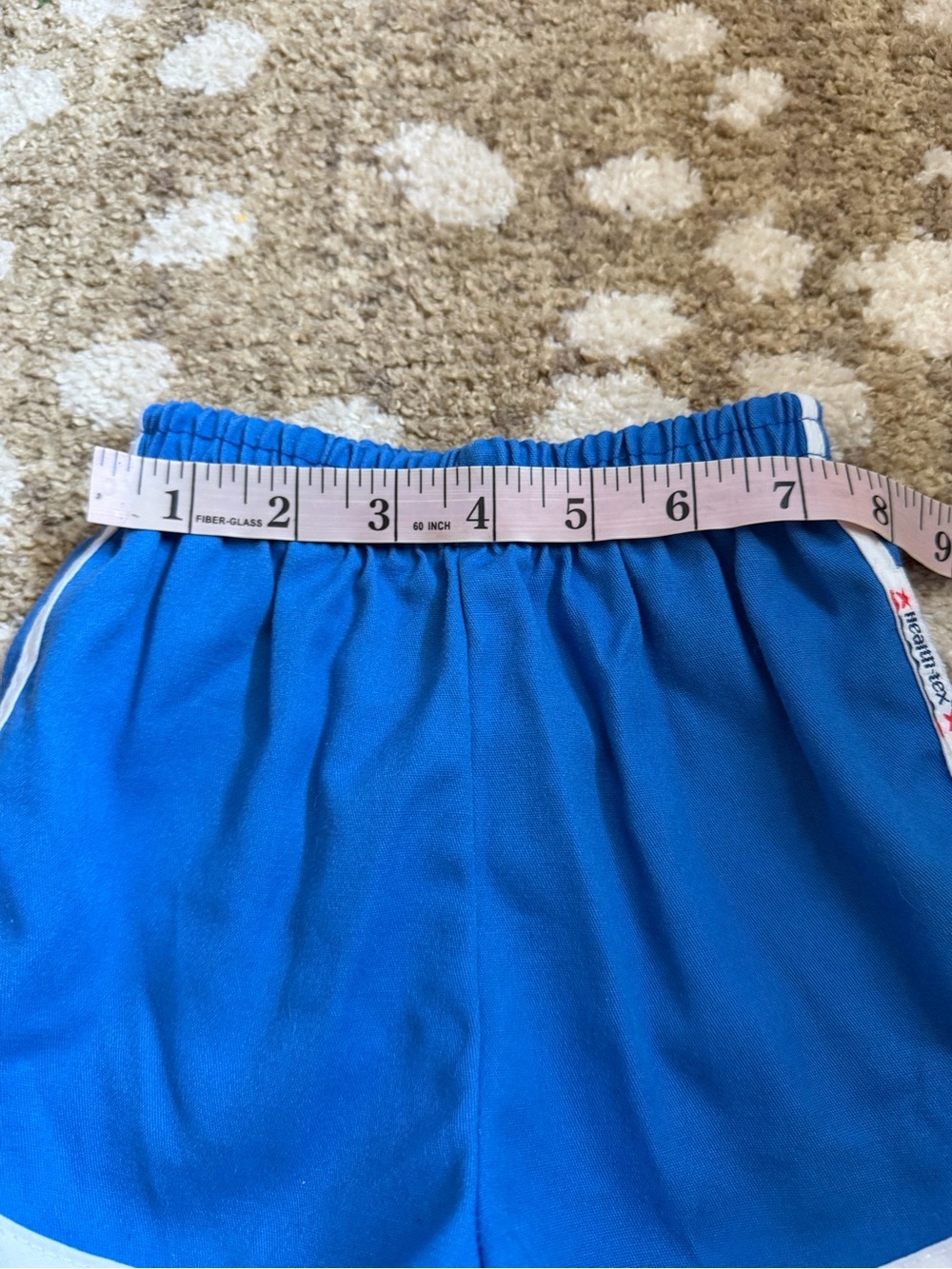 Vintage Healthtex Blue Track Shorts 2T USA - Picture 6 of 6